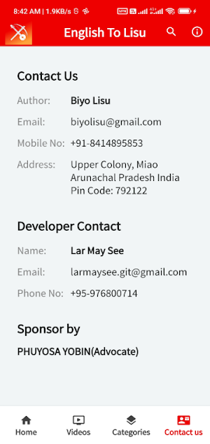 English to Lisu Screenshot 3