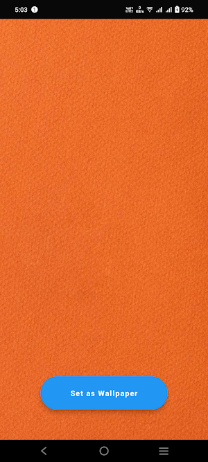 Orange Color Wallpaper Screenshot 0