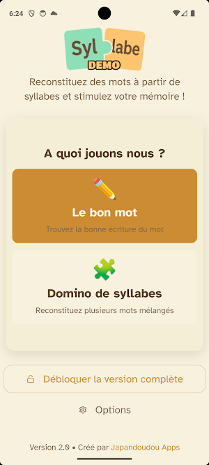 Jeu de lecture et de syllabes Screenshot 3