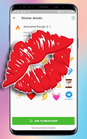 wasticker Animated Emojis Screenshot 2