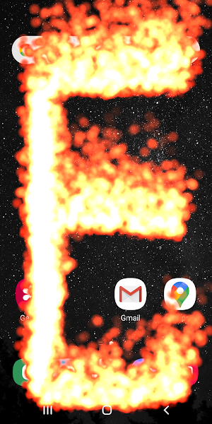 Fire in Phone Simulator - Draw Flames on a Screen Screenshot 3