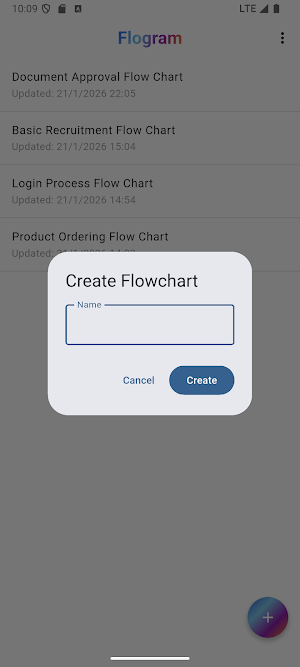 Flogram: Flow Diagram Maker Screenshot 1
