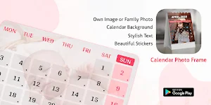 Calendar Photo Frames Editor Screenshot 0