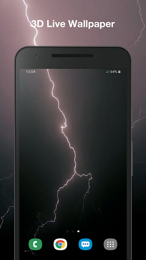 Real Lightning Storm Live Wallpaper PRO Screenshot 0