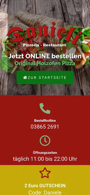 Pizza Danieli Screenshot 0