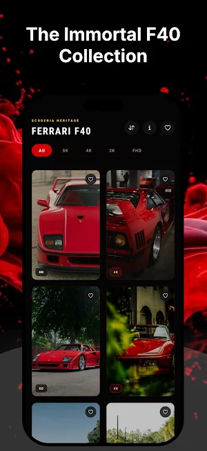 Ferrari F40 Car Wallpapers Screenshot 1