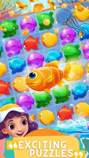 Ocean Puzzle: Offline Game 3D Screenshot 3