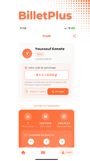 BilletPlus Screenshot 1