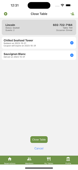 Lescombes Member App Screenshot 3