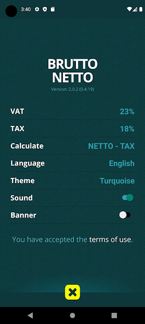 Kalkulator Brutto Netto Screenshot 1