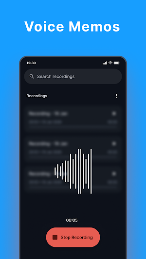Voice Recorder and Voice Memos Screenshot 1