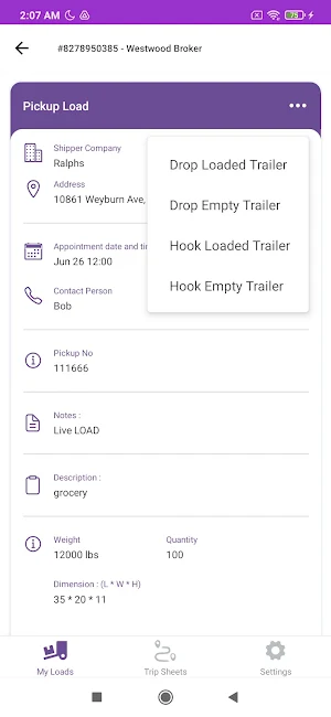 Truckpedia Driver Screenshot 1