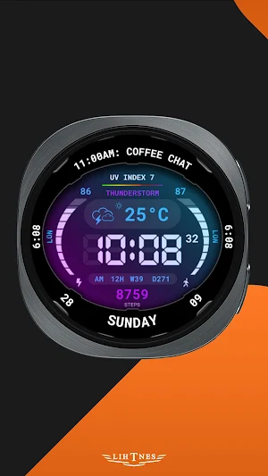 LumeX Digital Face 130 Screenshot 0