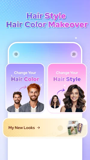 Hair Style Hair Color Makeover Screenshot 0