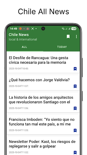 Noticias de Chile Screenshot 0