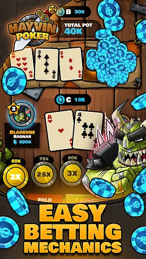 Hayvin Poker: Real-Time PVP Du Screenshot 2