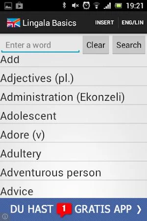 Lingala Basics Screenshot 2