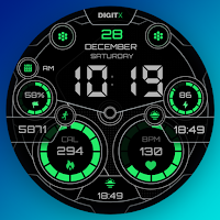 Caliope Digital Watch Face