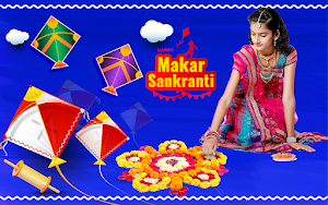 Makar Sankranti Photo Editor - Pongal Photo Frames Screenshot 0