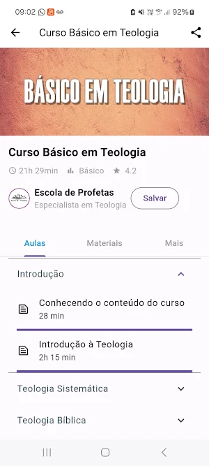 Escola de Profetas - Teologia Screenshot 1
