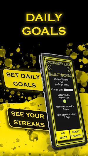 Push Ups Counter & Workout Log Screenshot 2