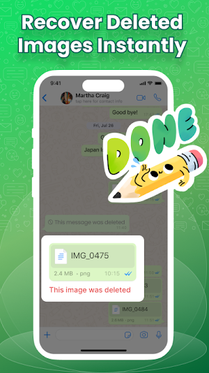 WAMR Recover Deleted Messages Screenshot 0