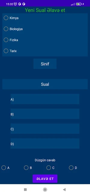 Sual-Cavab Screenshot 2