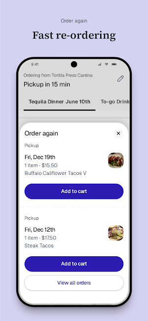 Tortilla Press Cantina Screenshot 3