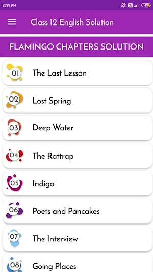 Class 12 English Solutions Screenshot 3