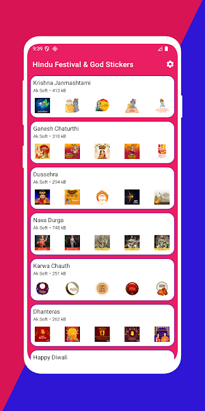 Hindu Festival God Stickers WA Screenshot 3
