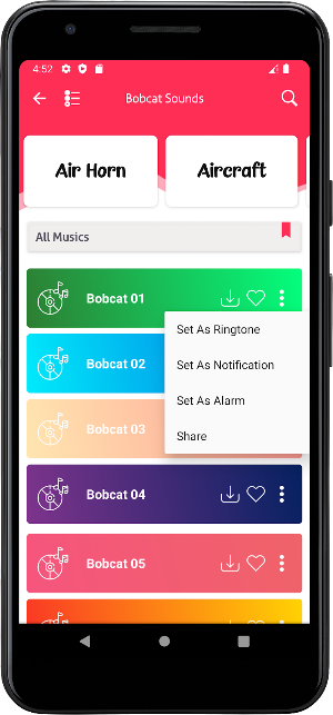 Bobcat Sounds Screenshot 3