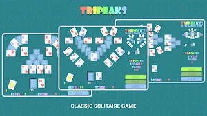 TriPeaks Solitaire Puzzle Game Screenshot 2