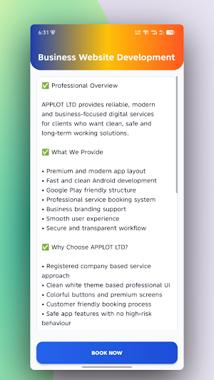 APPLOT LTD Services Screenshot 2