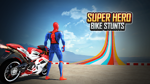 Superhero Bike Games Stunts Screenshot 0