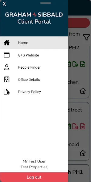 G+S Client Portal Screenshot 1