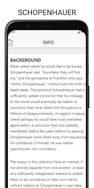ESSAYS OF SCHOPENHAUER Screenshot 1