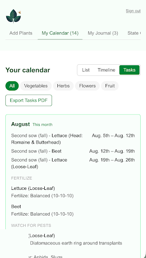TerraKeep: Garden Planner Screenshot 1