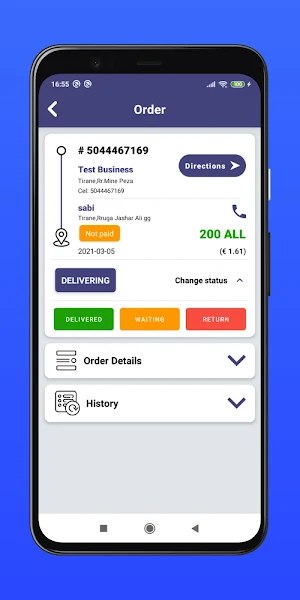 Bipex Courier Screenshot 3