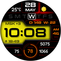 DIGI MEZATON WD162 Watch face