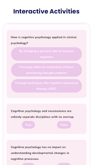 Cognitive Psychology Screenshot 1