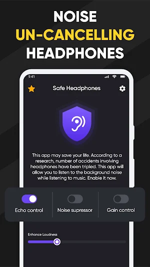 Safe Headphones Noise Reducer Screenshot 2