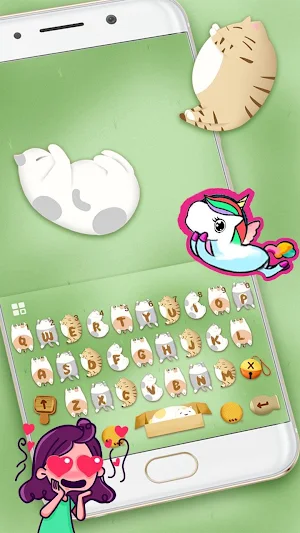 Cute Kitties Keyboard Theme Screenshot 2