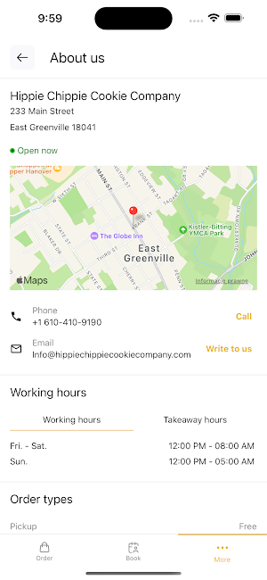 Hippie Chippie Cookie Company Screenshot 1
