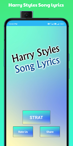Harry Styles Song Lyrics Screenshot 1