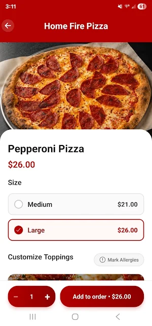Home Fire Pizza Screenshot 2