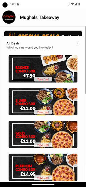 Mughals Takeaway Screenshot 1