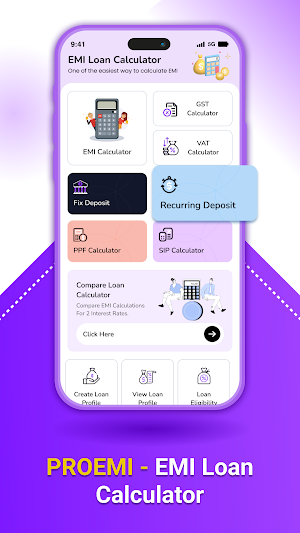 PROEMI - EMI Loan Calculator Screenshot 0