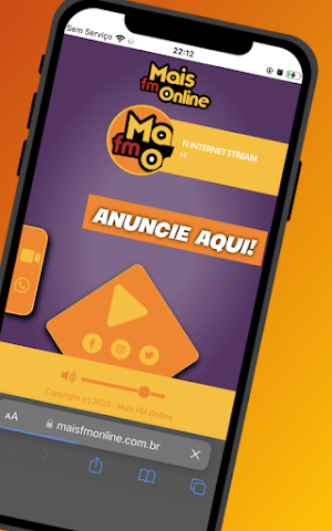 Rádio Mais FM Online Screenshot 1