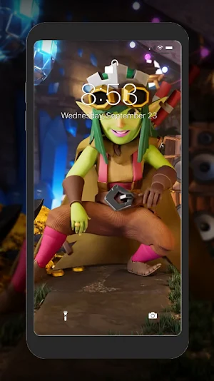 Goblin Queen wallpaper Green Screenshot 2