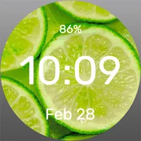 Juicy Lime - Watch Face